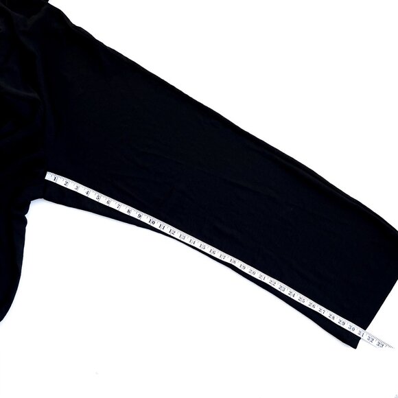 NWT nine west black jumpsuit v neck dolman sleeve size large - Picture 6 of 8